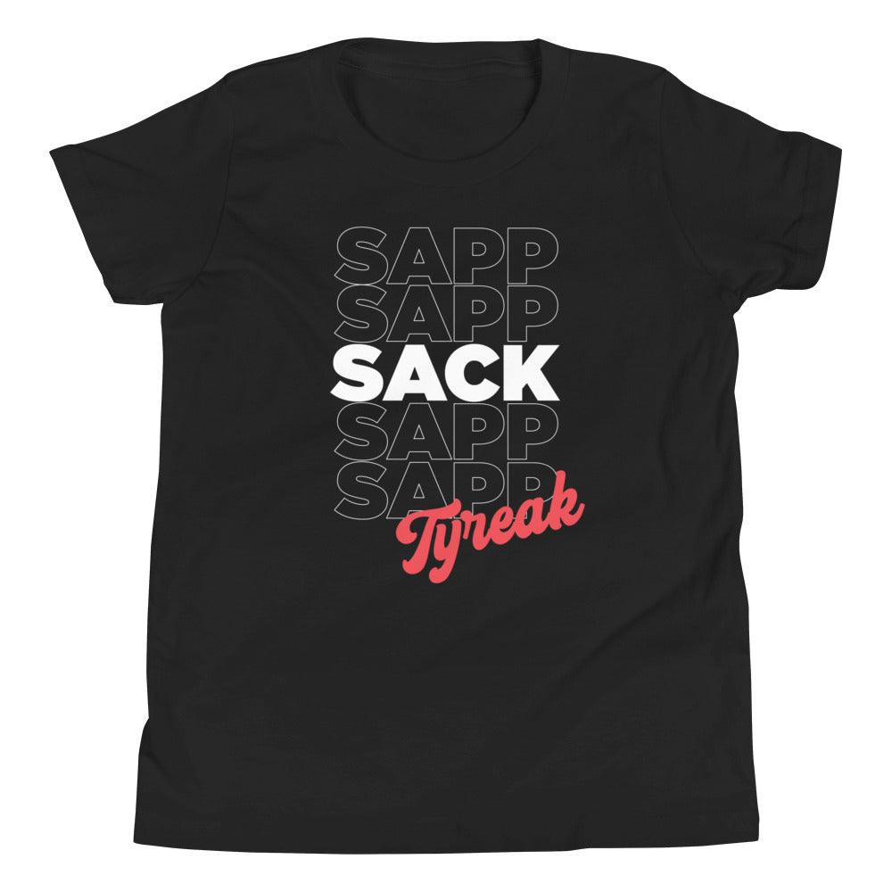Tyreak Sapp "SACK" Youth T-Shirt - Fan Arch