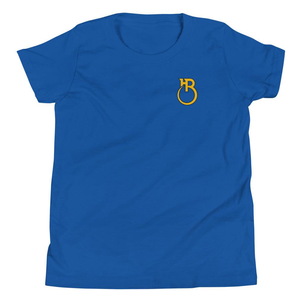 Hershey Black "HB" Youth Short Sleeve T-Shirt - Fan Arch