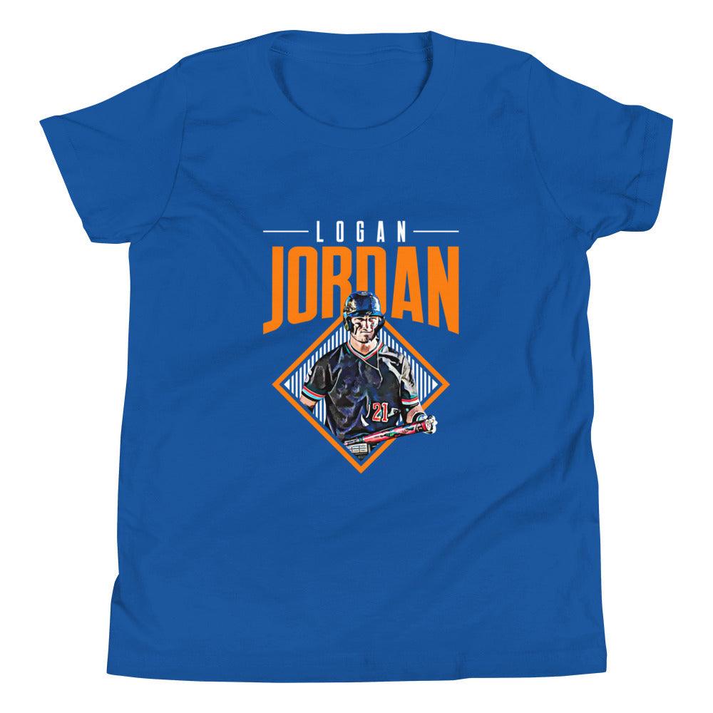 Logan Jordan "Grand Slam" Youth T-Shirt - Fan Arch