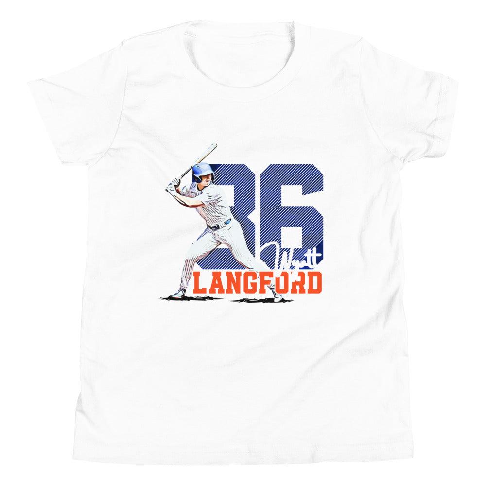 Wyatt Langford “Essential” Youth T-Shirt - Fan Arch