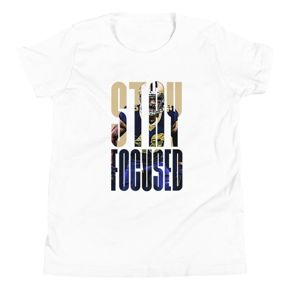 JT Gray "Stay Focused" Youth T-Shirt - Fan Arch