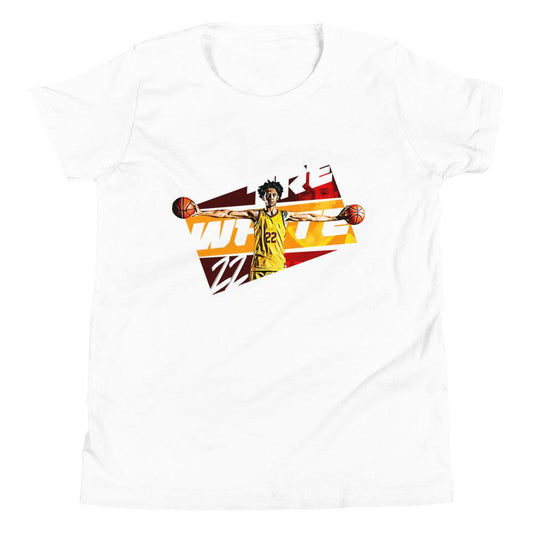 Tre White "Gameday" Youth T-Shirt - Fan Arch
